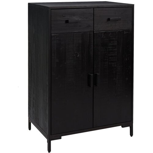 Maison Chic Regal za čevlje - Polica za čevlje črn 75x40x110 cm trdna borovina, (21777945) Cene