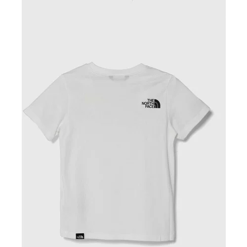 The North Face Otroška kratka majica SIMPLE DOME TEE bela barva