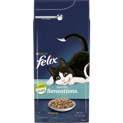 Felix Seaside Sensations z lososom - Varčno pakiranje: 3 x 2 kg
