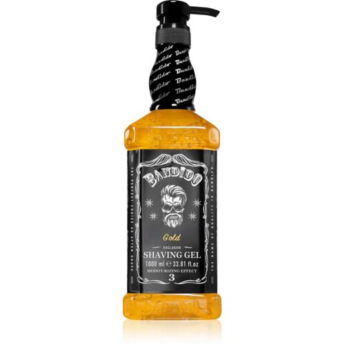 BANDIDO Shaving Gel gel za britje odtenek Gold Exclusive 1000 ml Cene