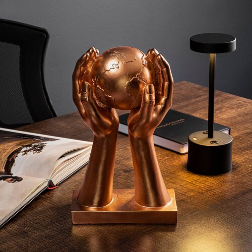 Atelier Del Sofa dekorativna figura global - 2, 18x30x9 cm, bronzane boje Slike