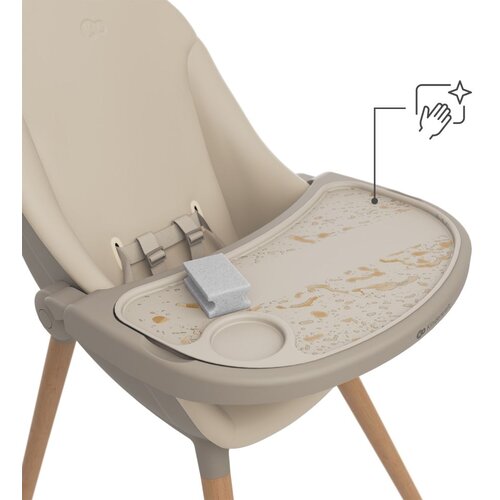 Kinderkraft STOLICA ZA HRANJENJE 2U1 FINI UP BEIGE Slike