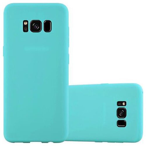 Cadorabo Ohi&amp;scaron;je, združljiv s Samsungom v Candy Blue - Za&amp;scaron;čitni pokrov iz fleksibilnega silikona TPU, (20570731) Slike