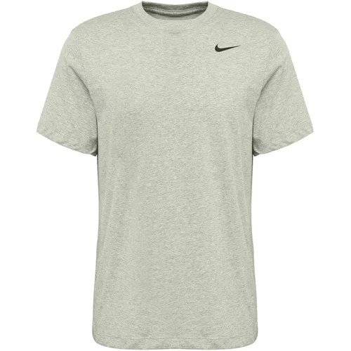 Nike Tehnička sportska majica siva melange / crna