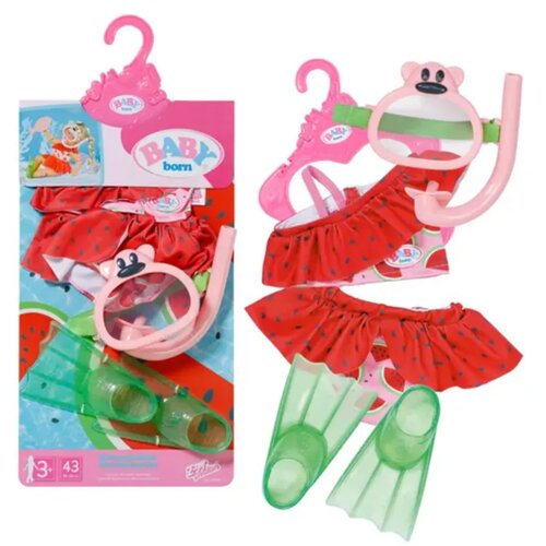 Zapf Creation Set za snorklanje, 43 cm - 1 k. Slike