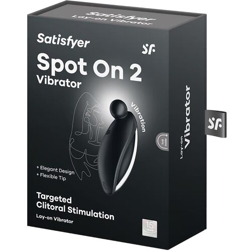 Satisfyer Layons Spot On 2 - bežični vibrator za klitor (crni) Slike