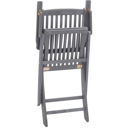  Sklopive stolice 6 kom s jastucima od punog bagremovog drveta Bež Slike