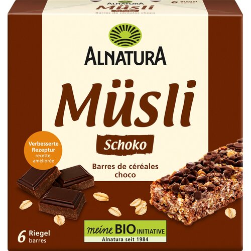 Alnatura Bio muesli plo&scaron;čica - čokolada - 150 g Cene