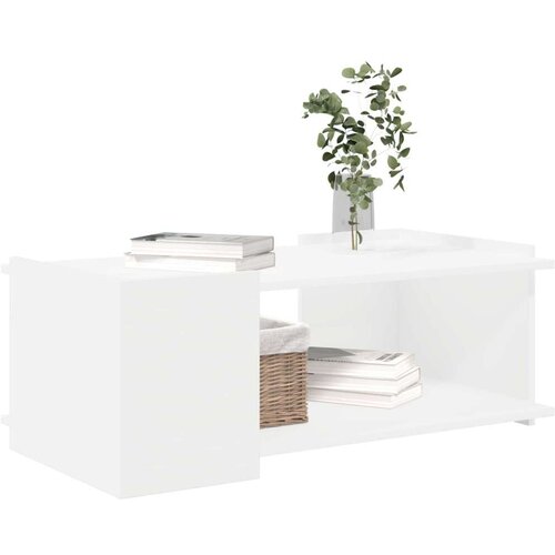  Stolić za kavu Bijela 90 x 50 x 33 cm Konstruirano drvo - Bijela 90 x 50 x 33 cm Slike