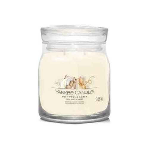 Yankee Candle Soft Wool &amp;amp; Amber di&amp;scaron;eča sveča 368 g Slike