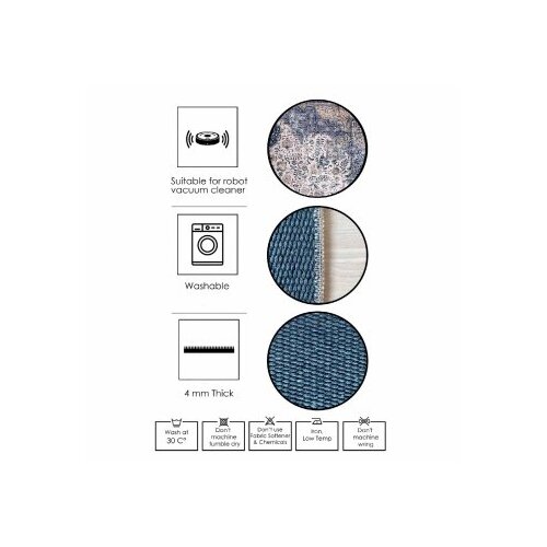 Conceptum Hypnose tepih Woosonil066, 120x180cm, plavi Slike