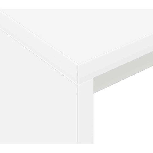  Stol Bijelo 109 x 50 x 78 cm Konstruirano drvo Slike