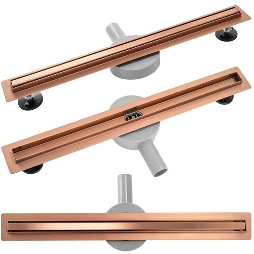 REA Bath REA linearni odvod NEO SLIM PRO BRUSHED COPPER 70 Slike