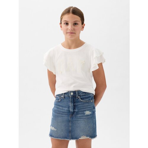 GAP Kids T-shirt with ruffles - Girls Cene