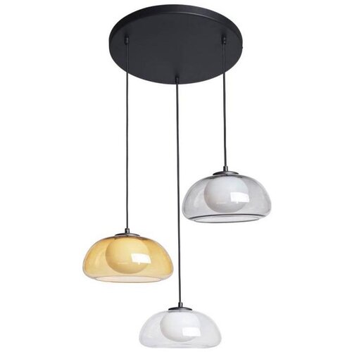  ITALUX PND-54637-3-BK-SG-Luster na sajli AINALE 3xG9/7W/230V crna/prozirna/bež/siva Cene
