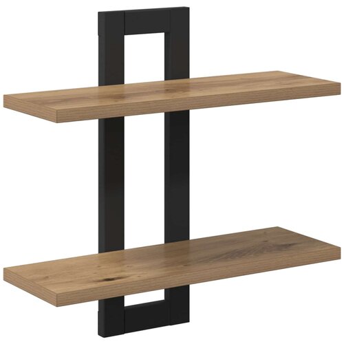 VidaXL Lebdeče police Artisan hrast 40 x 15 x 40 cm Inženirski les, (5000307531) Slike