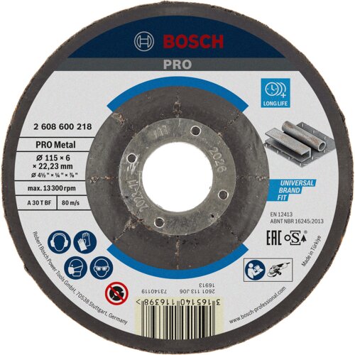Bosch PRO Metal lepljeni brusni disk, 115&times;6&times;22,23 mm, oSa Cene