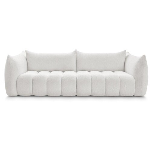 Bobochic Paris Bijela sofa od bouclé tkanine 286 cm Azra – Cene