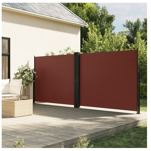 vidaXL Uvlačiva bočna tenda smeđa 180 x 600 cm Cijene