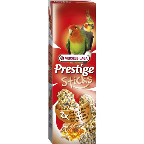 Versele-laga big parakeet poslastica za ptice prestige sticks orasi i med 2x70g Slike