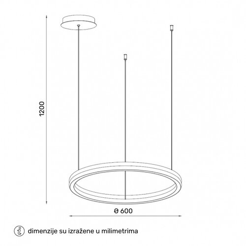 Solea 133 LUSTER 45W 3000K CAPPUCCINO Cene
