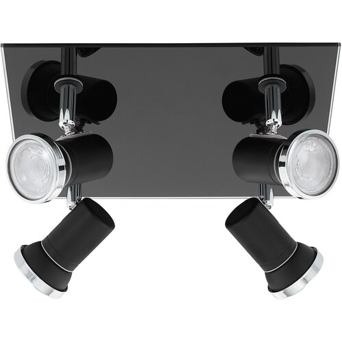Eglo Tamara 1 reflektor/4, led, gu10, 4x3,3w, 4x240m, ip44, krom/crna Slike