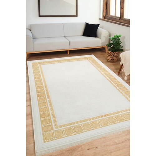 Conceptum Hypnose tepih Cunda Cn004, 150x230 cm, zlatne i bijele boje Cijene