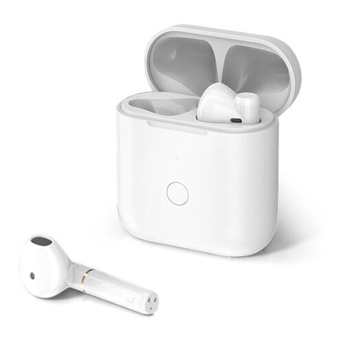 Qcy bluetooth slu&amp;scaron;alka (slu&amp;scaron;alke) tws T8 stereo bele Slike