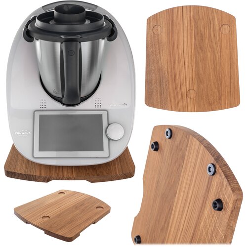 KADAX leseno stojalo za Thermomix Thermomix TM6 TM5 hrast 34x28 cm, (5000358339) Cene