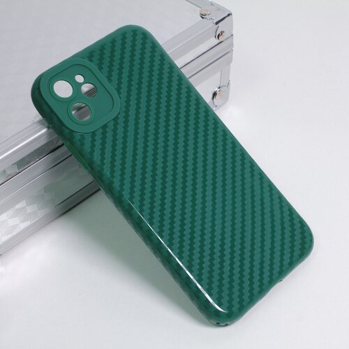 Torbica silikon line za iphone 11 6.1 tamno zelena Slike