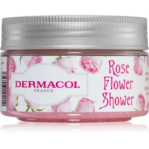 Dermacol Flower Care Rose šećerni peeling za tijelo 200 g