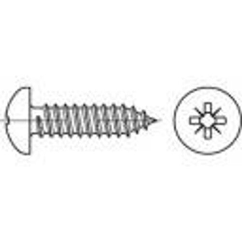 Toolcraft TO-5376915 vijci s lećastom glavom za lim 16 mm križni philips nehrđajući čelik A2 1000 St. Cene