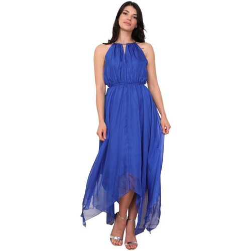 La Modeuse Dolge obleke 71310_P167587 Modra Slike