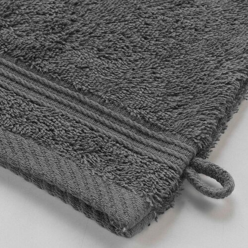 Douceur d int&amp;eacute;rieur Temno siva bombažna krpica za umivanje 15x21 cm Tendresse &amp;ndash; Slike