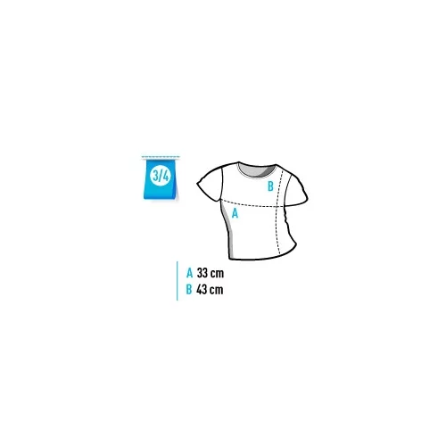 Digitalni potisk majic - otroške t-shirt majice (spredaj 26x32cm + zadaj 26x32cm) bela