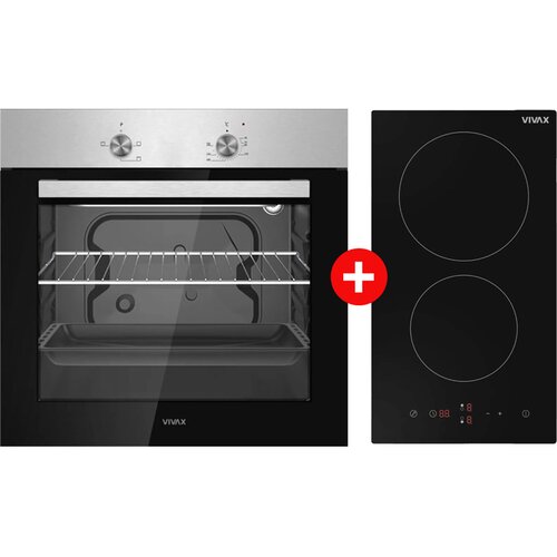Vivax Home Ugradna rerna BO-624MS X i Ugradna ploča BH-02MVC Cene
