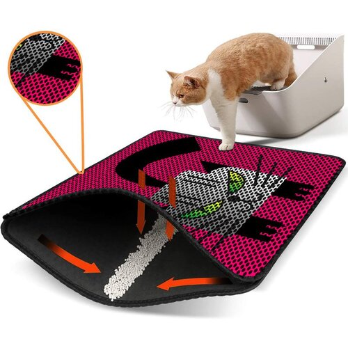 WALLXPERT Nrszn0182 multicolor cat litter mat Cene
