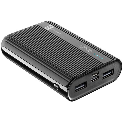 Cellular Line prijenosni punjač Tank 10.000 mAh crni Slike