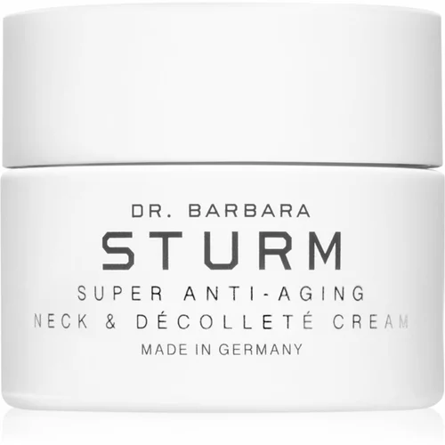 Dr. Barbara Sturm Super Anti-Aging Serum Neck and Décolleté Cream učvrstitvena krema za vrat in dekolte proti staranju kože 50 ml