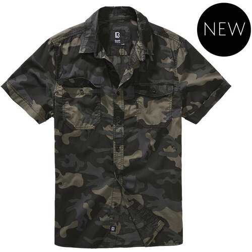 Brandit mo&amp;scaron;ka srajca s kratkimi rokavi roadstar, dark camo Slike