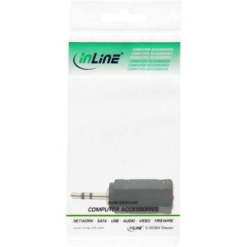  Inline audio adapter 2.5 mm to 3.5 mm female stereo Slike