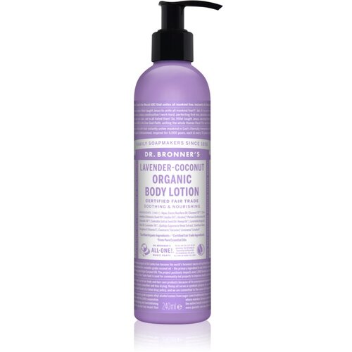 DR. BRONNER'S Lavender & Coconut intenzivni hranilni losjon za telo za normalno in suho kožo 240 ml Cene