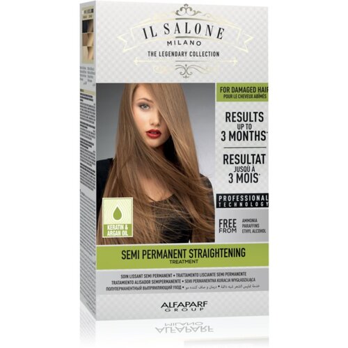 ALFAPARF MILANO Il Salone Milano Straightening Kit njega za zaglađivanje za osjetljivu kosu 1 kom Cijene