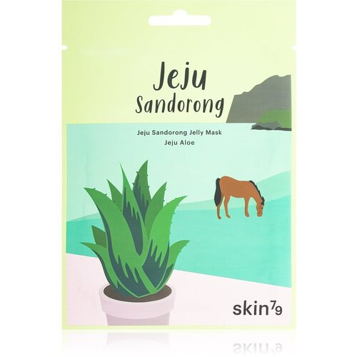 Skin79 Jeju Sandorong Jeju Aloe pomirjevalna tekstilna maska z vlažilnim učinkom 33 ml Cene