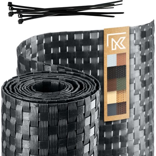 KADAX Antracitni trak za ograjne panele 19 cm 2,55 m Za&scaron;čita za ograjo, (5000358143) Cene