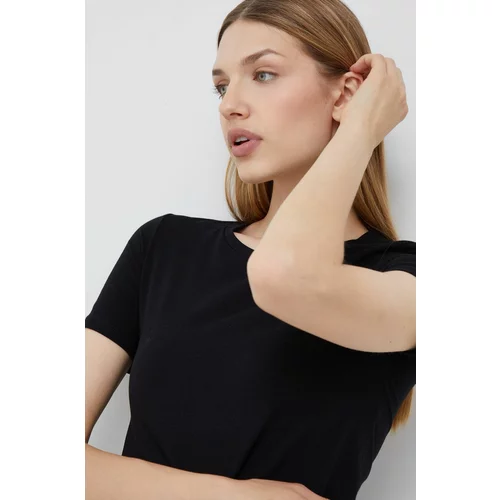 United Colors Of Benetton Kratka majica ženski, črna barva