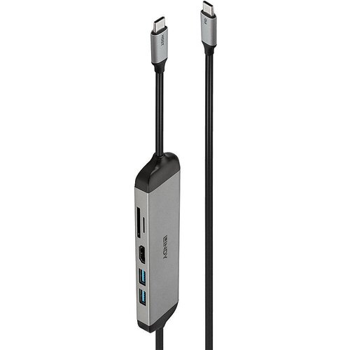 Lindy DST-Micro 140, USB-C Laptop Micro Docking Station with 4K Support and 1.4m 60W Charging Cable Cijene