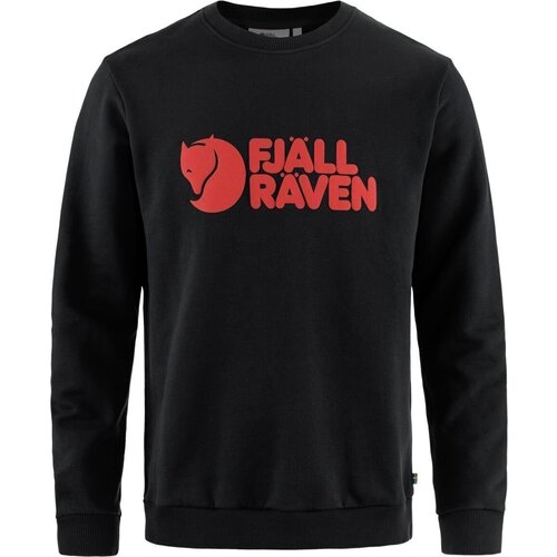 Fjällräven Logo Sweater M Black L Pulover na prostem Cene