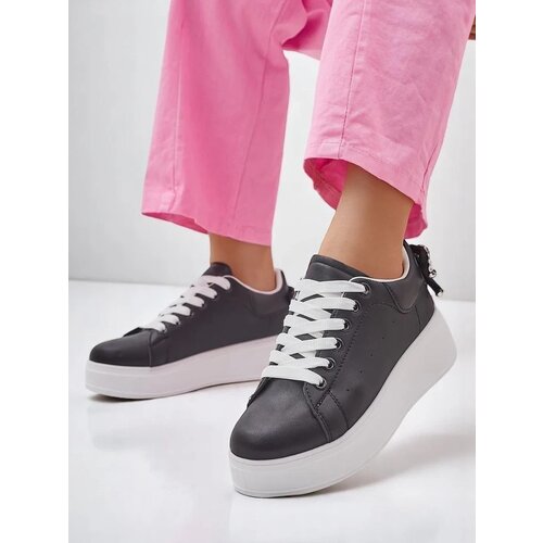 Resti Women's platform sports sneakers Ribbon Bow Cene