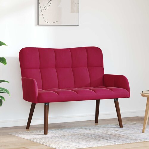 SOFA za dvije osobe Vinska crvena 115 x 61 x 87 cm Bar&scaron;un Cijene